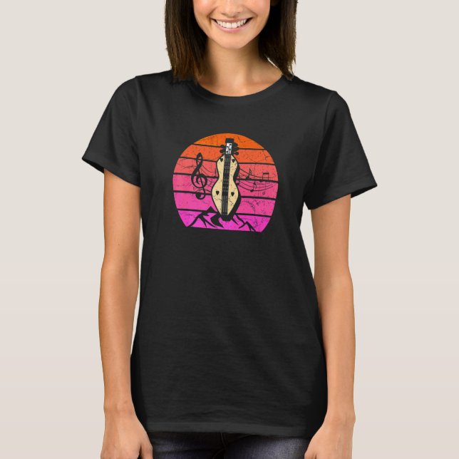 Camiseta Dulcimer  Guitar Dulcimer Antigo (Frente)