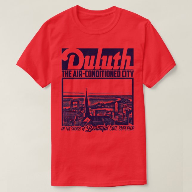 Camiseta Duluth, a cidade com ar condicionado (Frente do Design)