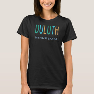 Camiseta DULUTH MINNESOTA Blue Green and Yellow Orange MN