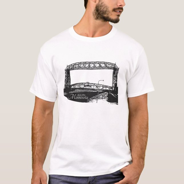Camiseta Duluth Minnesota Lift Bridge T Shirt (Frente)