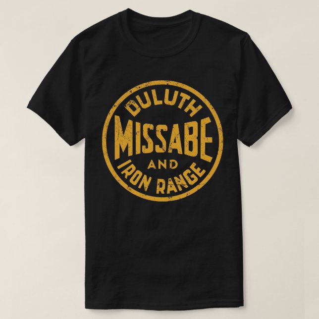 Camiseta Duluth Miscarable and Iron Range Rail (Frente do Design)