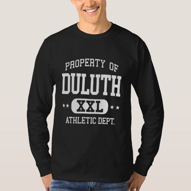 Camiseta Duluth Retro Athletic Property Dept (Frente)