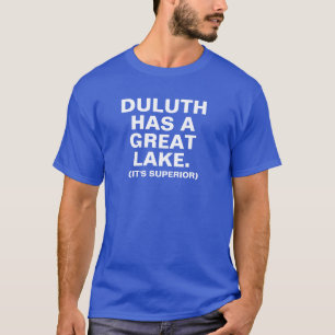 Camiseta Duluth tem um grande lago (é superior)