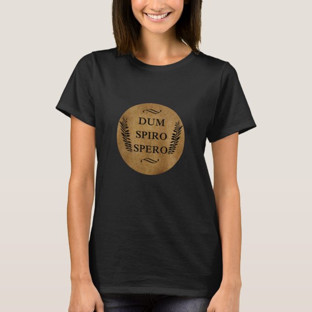 Camiseta Dum spiro spero (Frente)