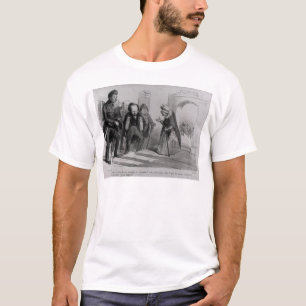 Camiseta Dumas, Hugo e Balzac procurando sua admissão
