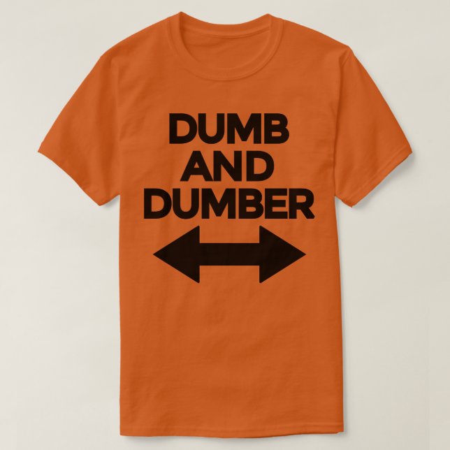 Camiseta Dumb E Dumber 1 (Frente do Design)