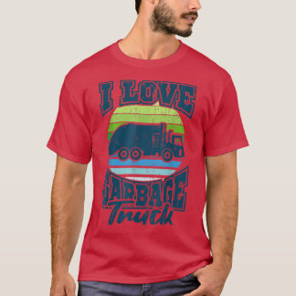 Camiseta Dump Truck Driver Big Rig I LOVE GARBAGE TRUCK Tru