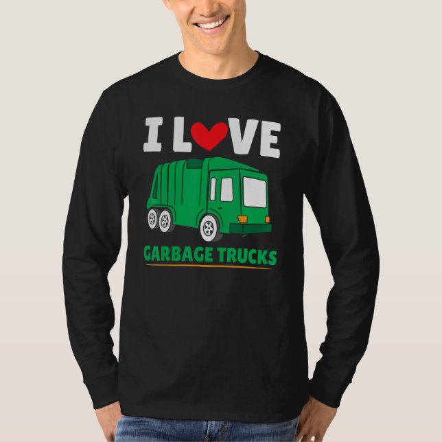 Camiseta Dump Truck Garbage Day I Love Garbage Truck (Frente)