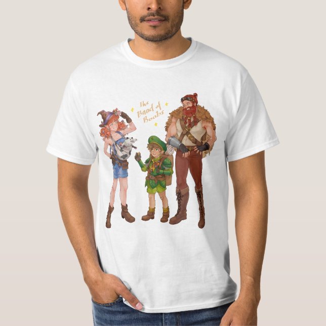 Camiseta " Dunas e dragões do naddpod fanart D&d" (Frente)