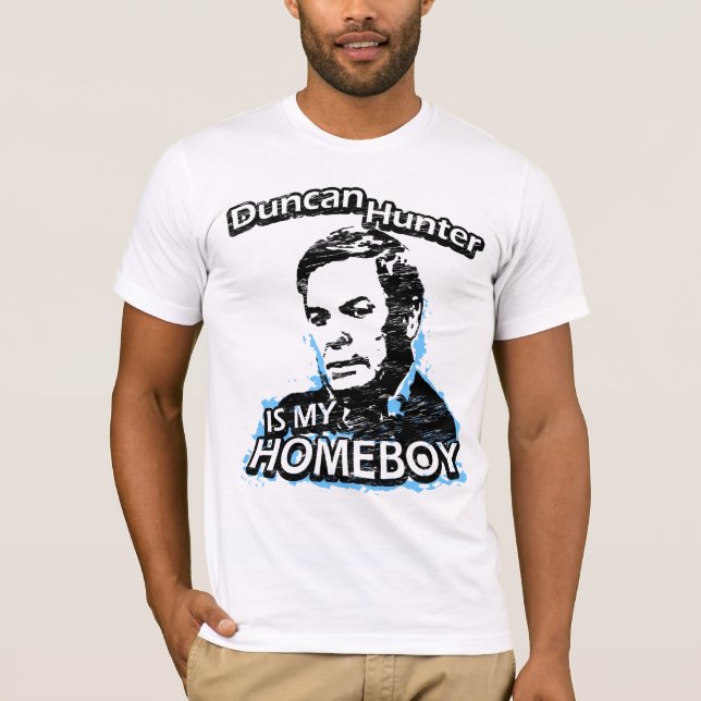 Camiseta Duncan Hunter é meu ficar em casa (Frente)