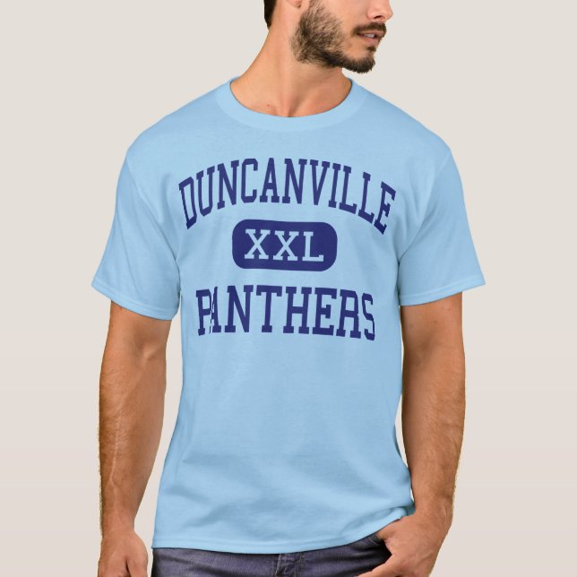 Camiseta Duncanville - panteras - alto - Duncanville Texas (Frente)