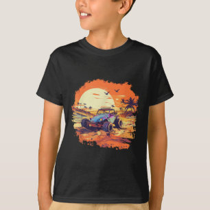 Camiseta Dune Buggy Click Beach Car Retro Vintage Sunset Gr