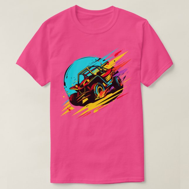 Camiseta Dune Buggy Lover Buggy Pride Sand Racing Rail (Frente do Design)