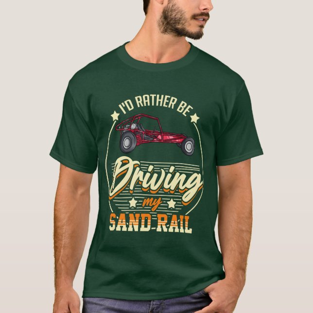 Camiseta Dune Buggy Sand Rail Car Racing Beach Desert Rc Dr (Frente)