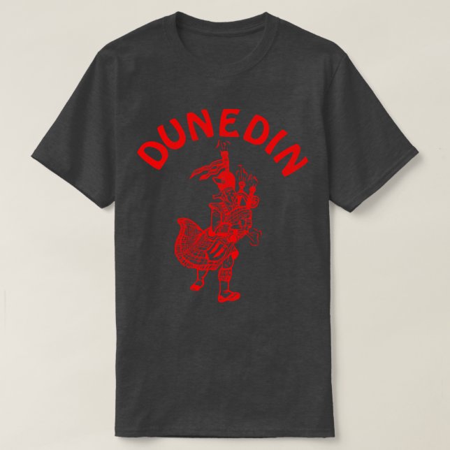 Camiseta Dunedin Nova Zelândia Retro Tourist Souvenir (Frente do Design)