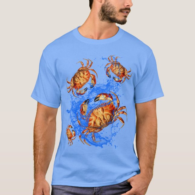 Camiseta Dungeness      CrabsT-Shirt (Frente)