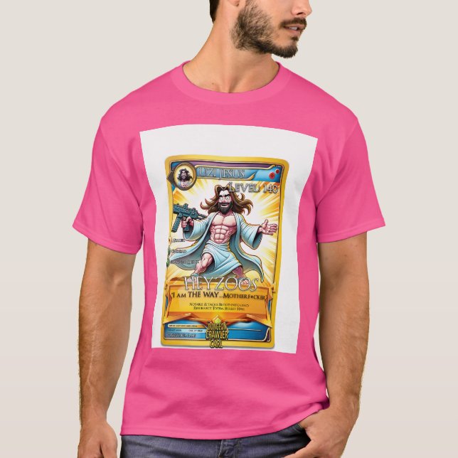 Camiseta Dungeon Crawler Carl - Uzi Jesus (Frente)
