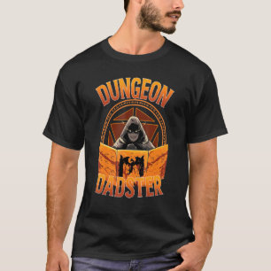 Camiseta Dungeon Dadster Rpg Gamer Dice Roll Master