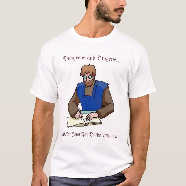 Camiseta Dungeon e dragões… Não apenas para Dorks Anymore (Frente)