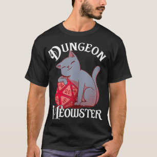Camiseta Dungeon Meowster Dragon RPG Game Dice D20