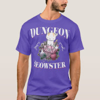 Dungeon Meowster Engraçado DnD Gamer Cat Lover D20