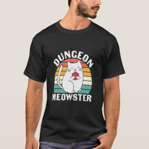 Camiseta Dungeon Meowster Rpg Tabletop Jogos Dm Reprodução