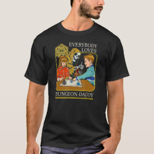 Camiseta Dungeon Padre Rpg Papel Jogando Jogo Jogador Dice 