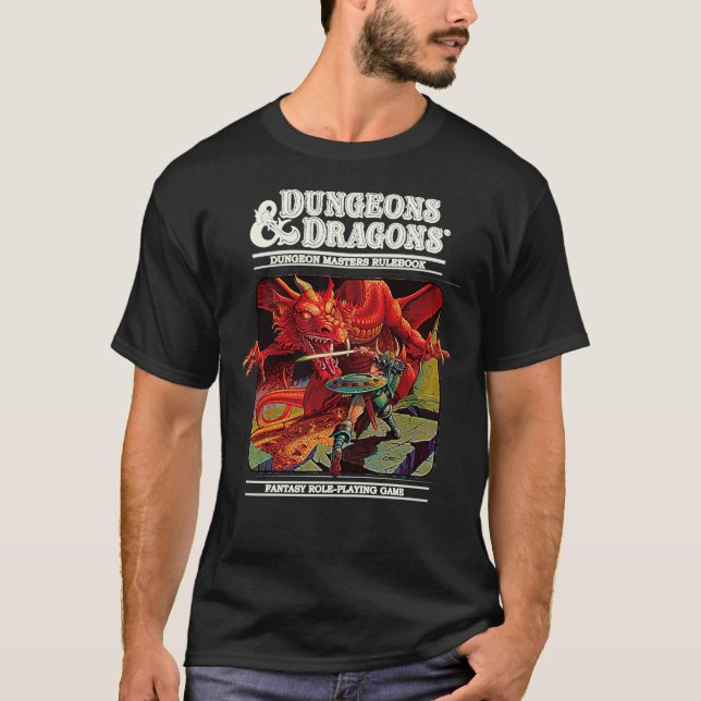 Camiseta Dungeons and Dragon - Cobrir de manual DM Essentia (Frente)