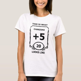 Camiseta Dungeons and Dragons Charisma T Shirt