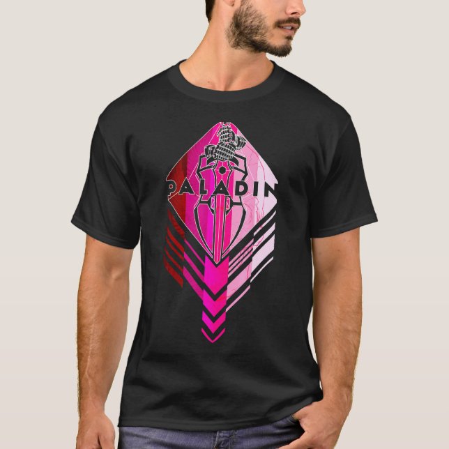 Camiseta Dungeons D20 Dragons Paladino (Frente)