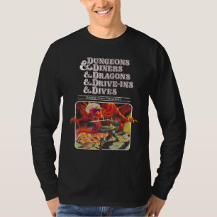 Camiseta Dungeons & Diners & Dragon & Drive Ins & Dives