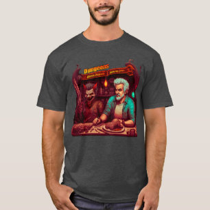Camiseta Dungeons Diners Dragons Dirigem Ins Dives fantasia