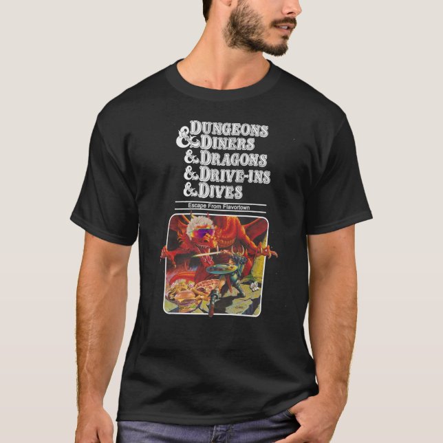 Camiseta Dungeons Diners Dragons Essencial T-Shirt (Frente)