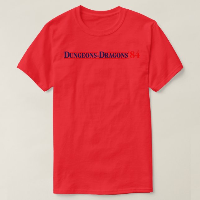 Camiseta Dungeons Dragon 84 1 (Frente do Design)