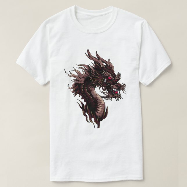 Camiseta Dungeons & Dragon Fire Dragon T Shirt (Frente do Design)