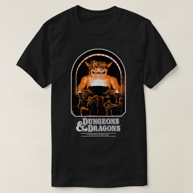 Camiseta Dungeons Dragon Vintage Players Manual (Frente do Design)