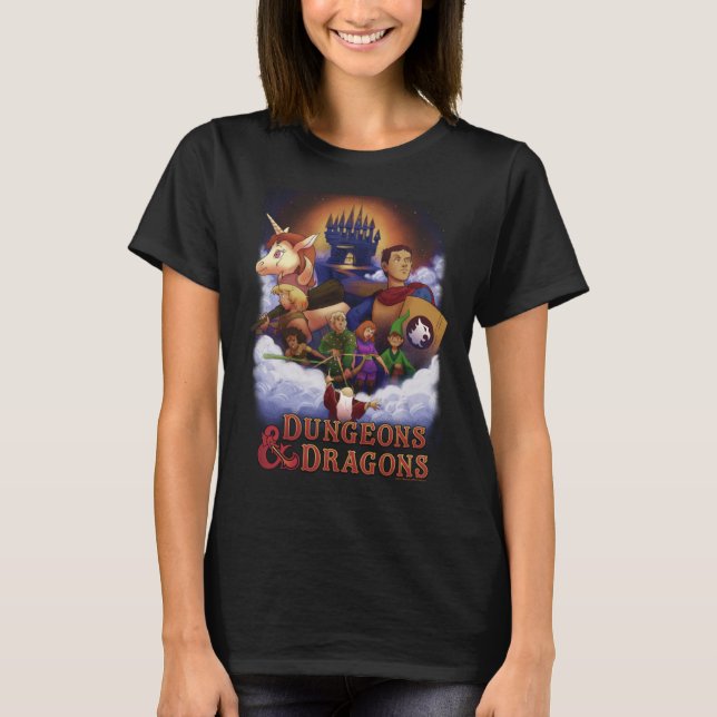 Camiseta Dungeons & Dragons Group Shot Epic Poster (Frente)