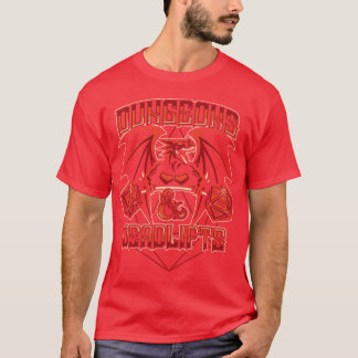Camiseta Dungeons e Deadlifts engraçado