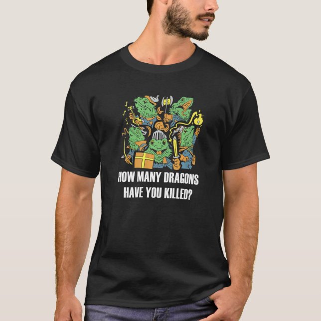 Camiseta dungeons game dragons tabletop role jogando dunge (Frente)