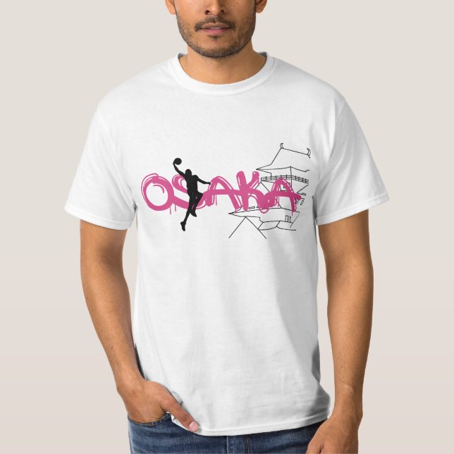 Camiseta Dunk, a cidade - Osaka White (Frente)