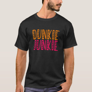 Camiseta Dunkie Junkie Coffee Love Dia de os namorados Café