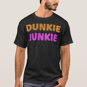 Camiseta Dunkie Junkie Love Funny Coffee Dizendo Novelty Vi