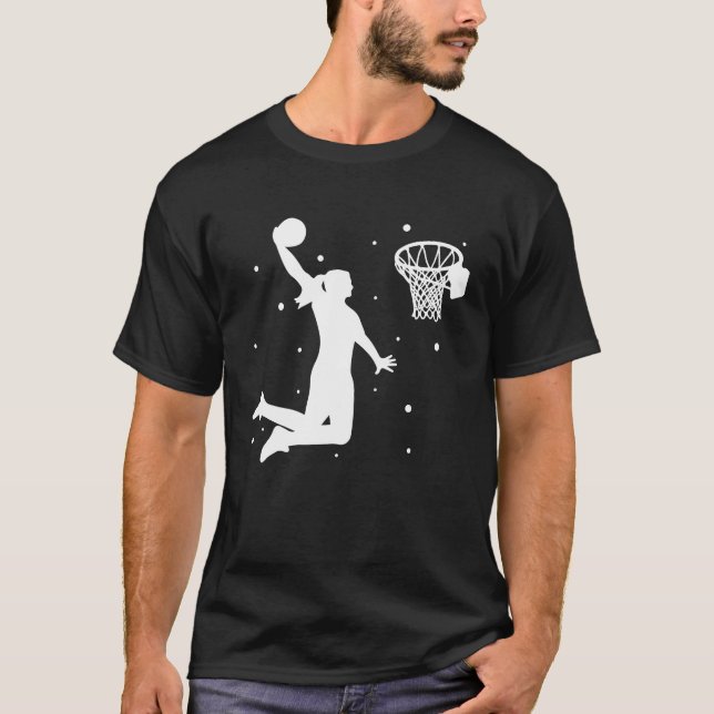 Camiseta Dunking basketball player basket  basketball playe (Frente)