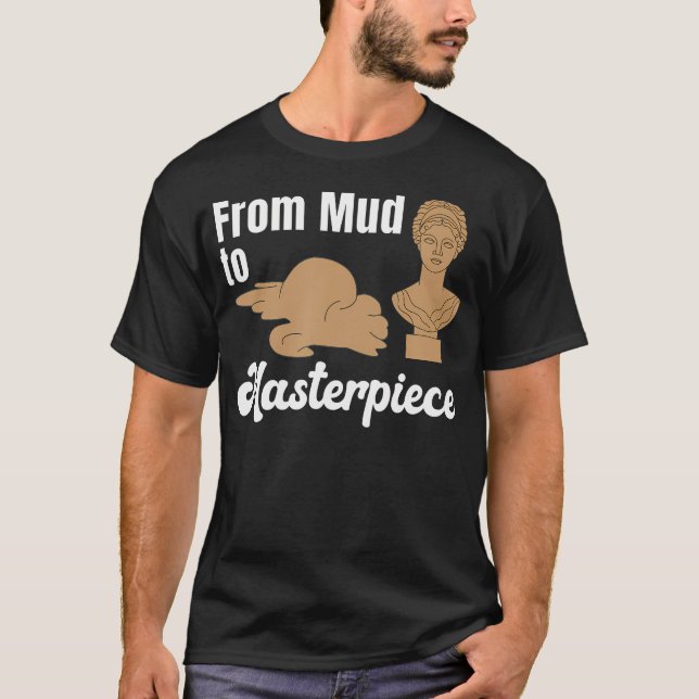 Camiseta Dunn Pottery Handcrafted Ceramics Collection Clay  (Frente)