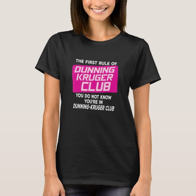 Camiseta Dunning Kruger Club (Frente)