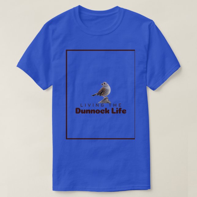 Camiseta Dunnock Prunella modularis (Frente do Design)