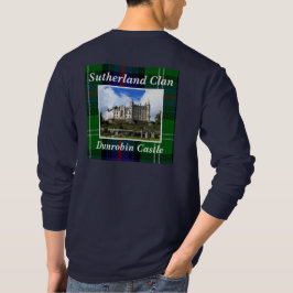 Camiseta Dunrobin Castle Tartan T-Shirt de Sutherland Clan