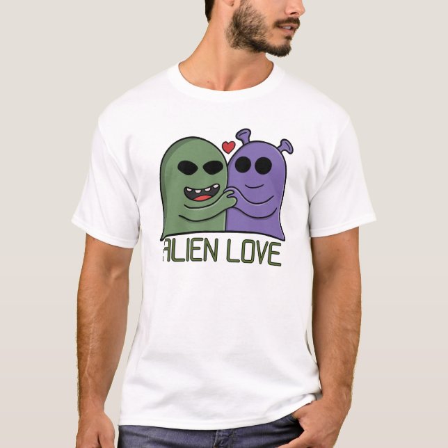 Camiseta Duo de Amor Alien (Frente)
