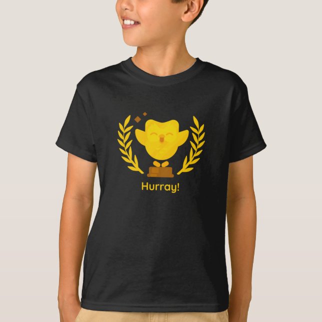 Camiseta Duolingo trophy Classic T-Shirt (Frente)