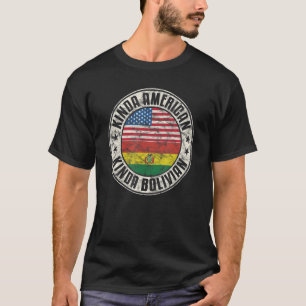 Camiseta dupla cidadania boliviana americana Bolívia Usa Fl